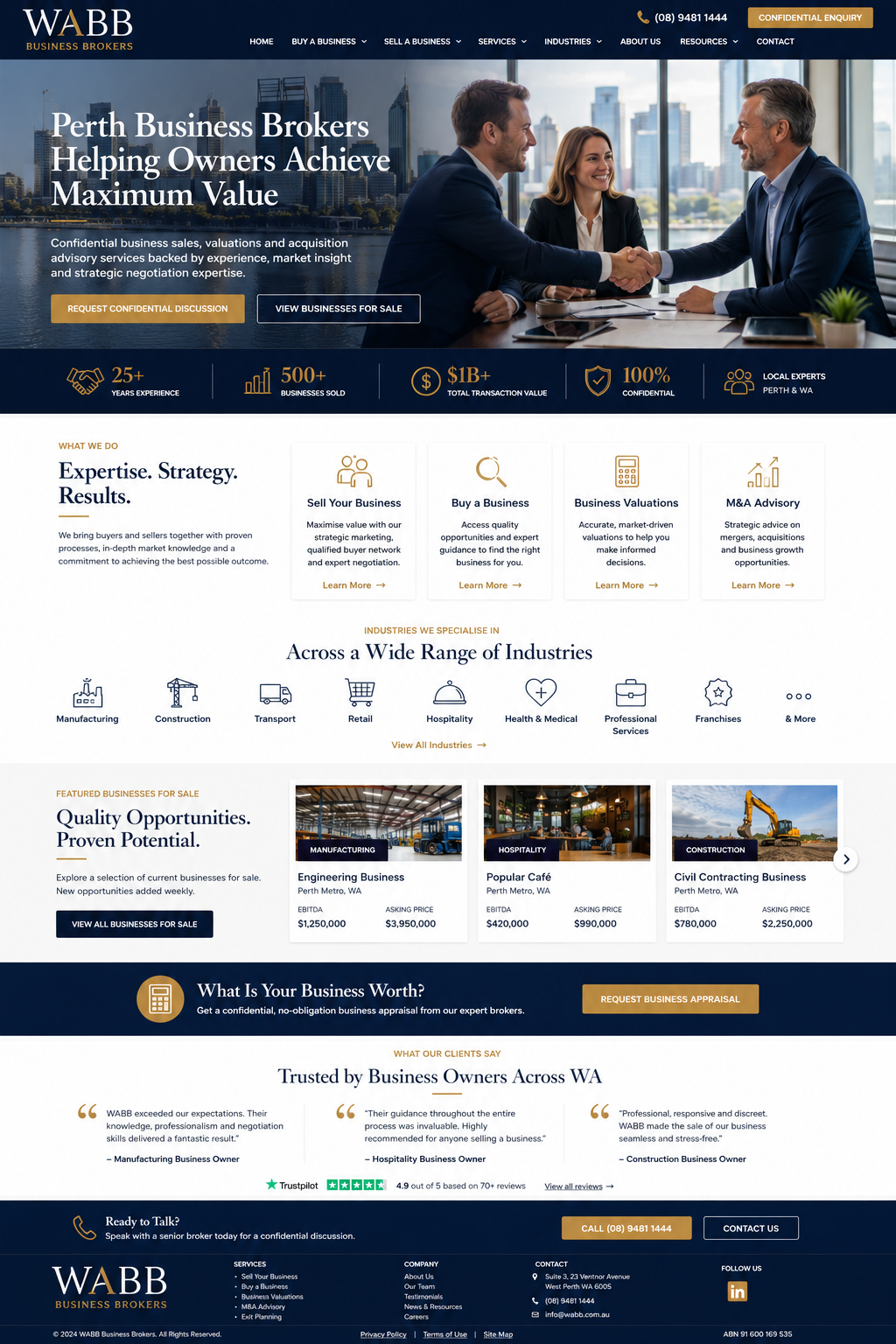 Perth Business Brokers Buy a Perth Business